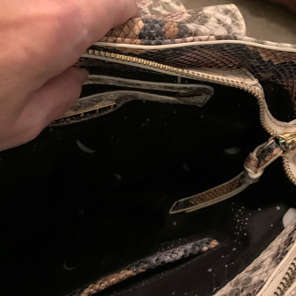 Faux Snakeskin Backpack Purse - Picture 3 of 3